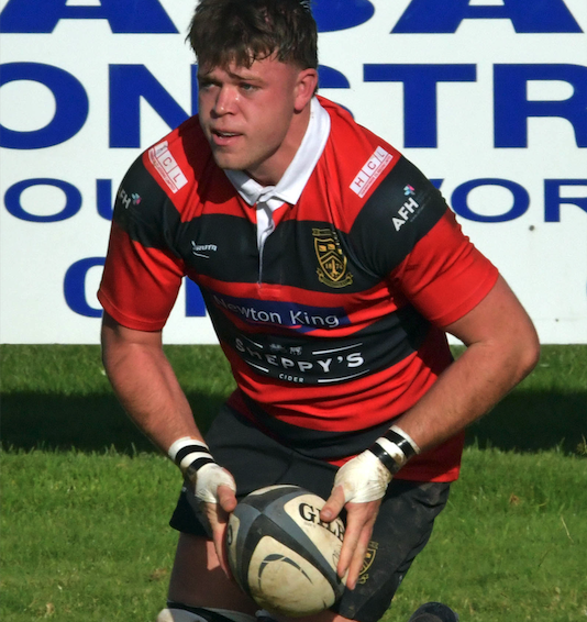 Will Hodgson - scored a hat-trick of tries for Wellington against Bridgwater & Albion