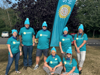 Hospice supporters trek volcanic Iceland