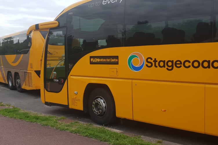 The Falcon Flyer Plymouth to Bristol Airport bus is resuming its Wellington service from September 7.