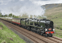 Braunton replaces Nunney Castle on steam train excursion through Wellington