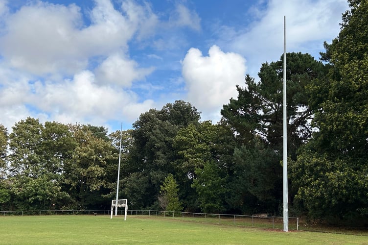 New floodlights for the Playing Field