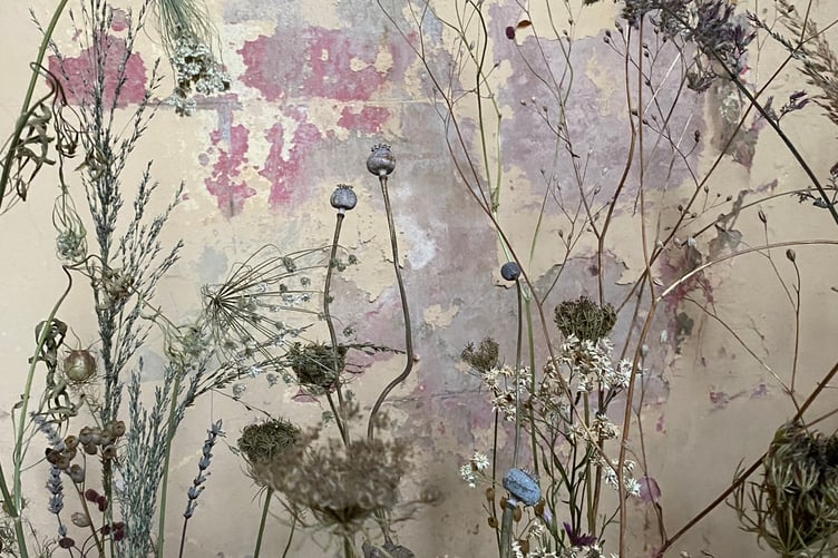 Jan Boddington's 'Sanctuary' is on display in Wiveliscombe Town Hall during the 10Parishes Festival.