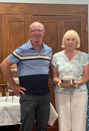 Cob & Pen Trophy winners John Matravers and Daphne Priddy