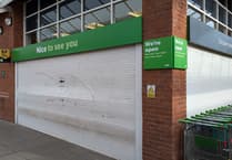 Wellington Asda store shoppers using back entrance after security door jams