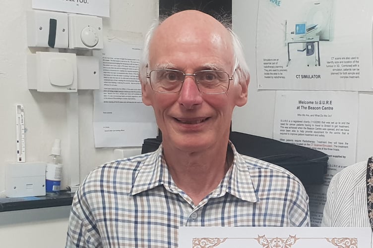 Environmental volunteer Steve Saunders was a popular recipient of WellingtonTown Council's annual civic award, presented by mayor Cllr Janet Lloyd.