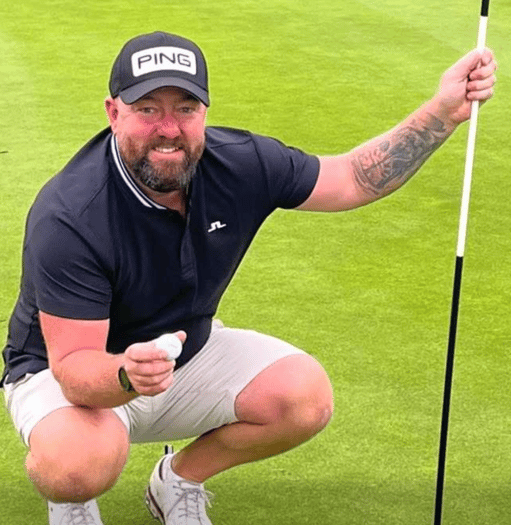 Ashley Gaines holes in one in Andrew Gadd Challenge Cup 