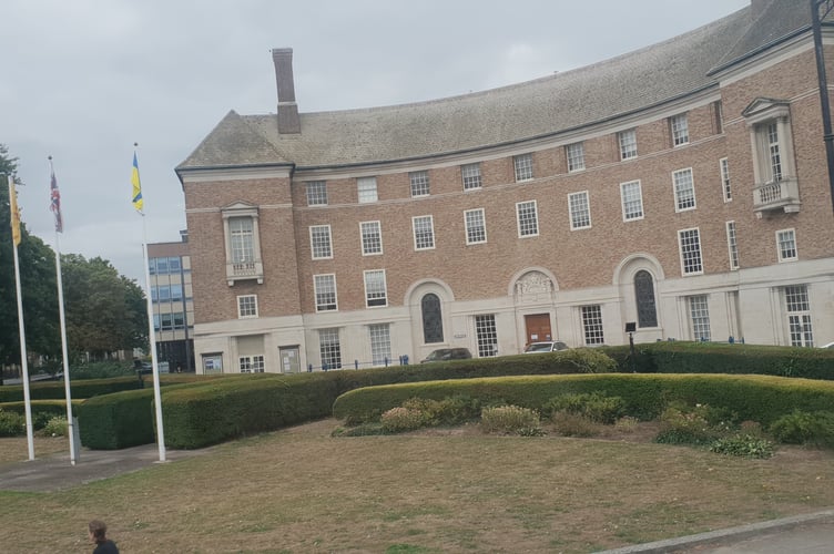 Somerset Council's County Hall headquarters in Taunton.