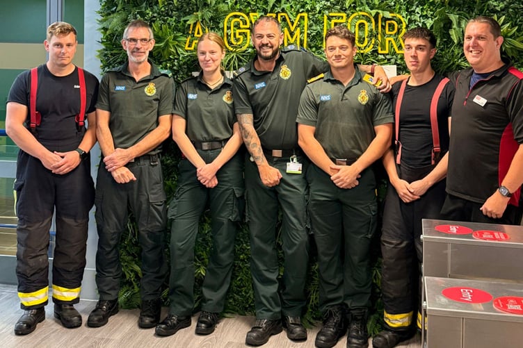 Emergency responders paid tribute to America's 9/11 heroes with a stair climb challenge in Wellington Sports Centre.