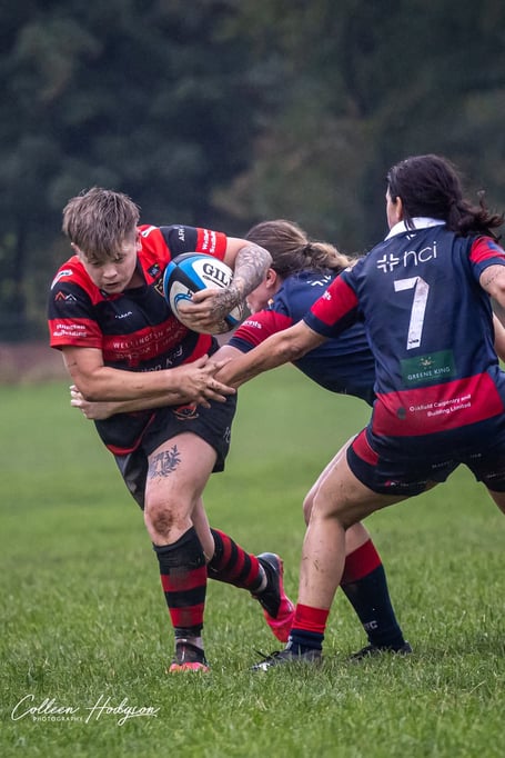 India Davey on one of her trademark runs for Vixens