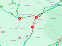 A man dies on the M5 following collision causing long delays