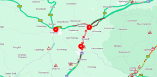 A man dies on the M5 following collision causing long delays