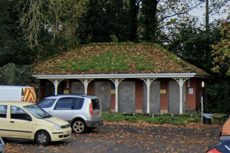 The toilet block at the North Street car park in Wellington