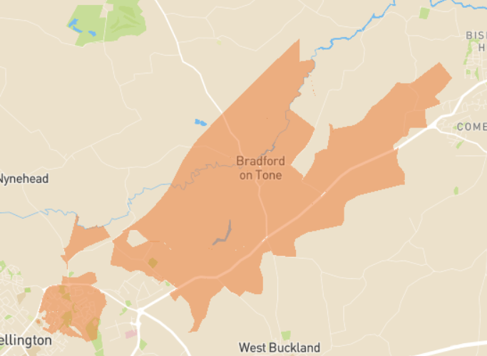 A National Grid map showing the extent of Saturday's power cut in and around Wellington.