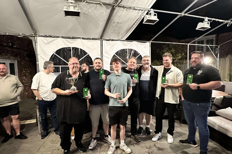 Mutts Nutts - who pulled off a double in the Wellington Summer Pool League, winning the first division and the Team KO Cup