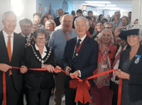 Ribbon cutting marks community hub opening