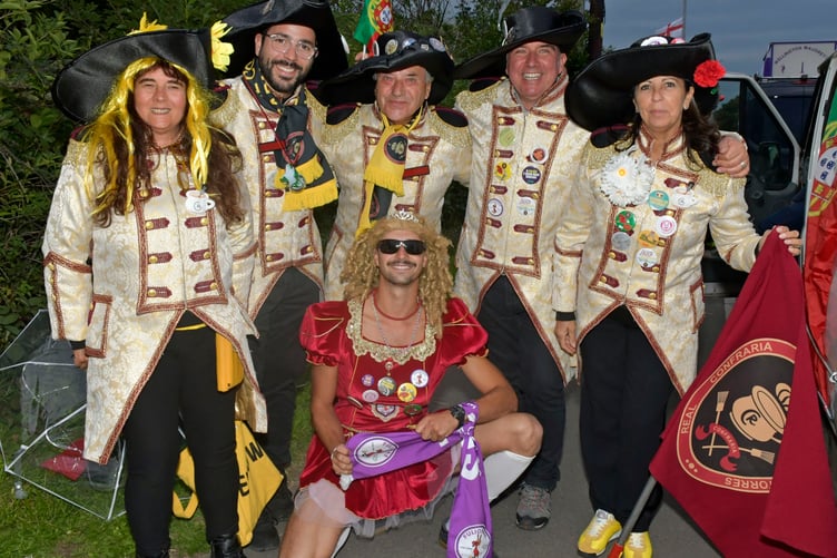 Pictured last year are carnivalites from Torres Vedras, Wellington's twin town in Portugal, who will again be joining the carnival procession.