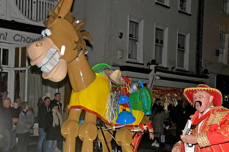 'Diego and His Bucking Broncho', from A&A, won the walking pairs class in Wellington Carnival.