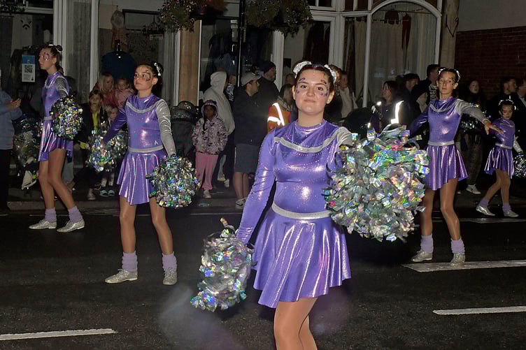 Majorettes from Ilminster were among several troupes who took part in this year's Wellington Carnival.