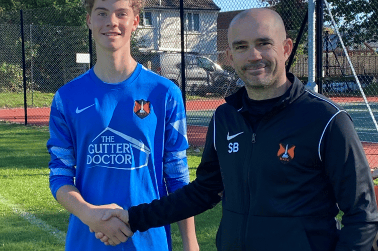 Goalkeeper George B was Wellington Town's Player of the Match