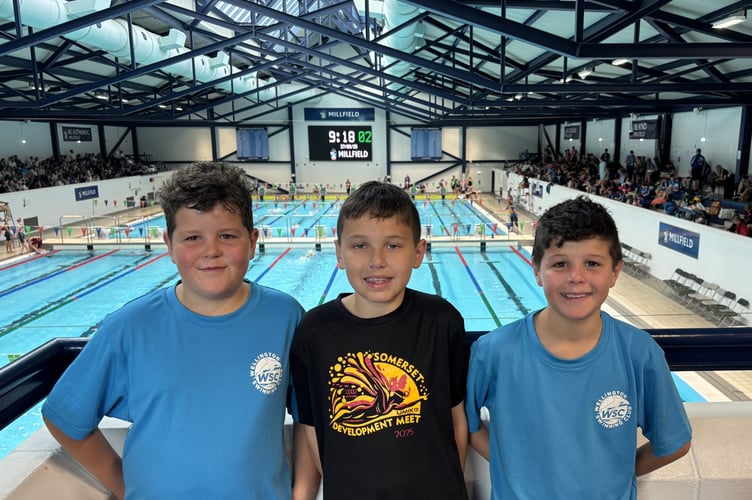 Local youngsters at the Somerset County Development Swimming Meet 