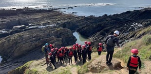 Students cross the border for residential trip
