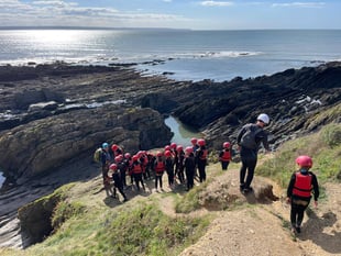 Students cross the border for residential trip