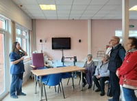 Guided tour of community hospital for open day
