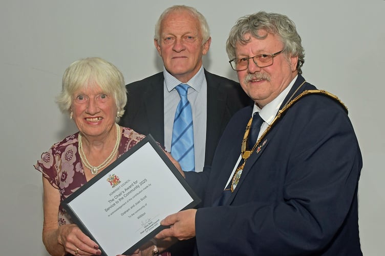 Graham and Joan Scott have been thanked for their dedication to Williton parish
