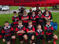 Wellington youngsters settle down to play some great rugby
