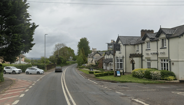 The A38 is closed between its junctions with Silver Street and Sheppy's Cider Farm.
