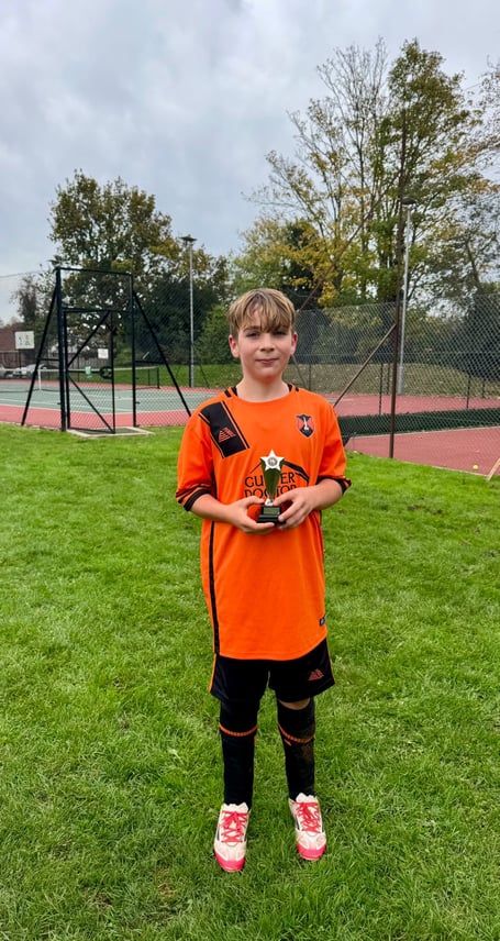 Player of the Match Caleb JH who put on a solid performance in defence.