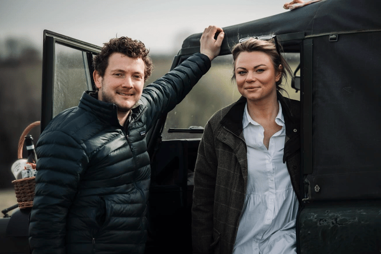 Ben Porter and Maddie Beaumont, who have taken over the Candlelight Inn, in Bishopswood, on the Blackdown Hills above Wellington.