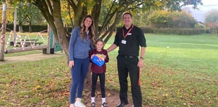 Double Olympic silver medalist visits school