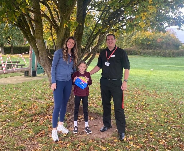 Double Olympic silver medalist visits school