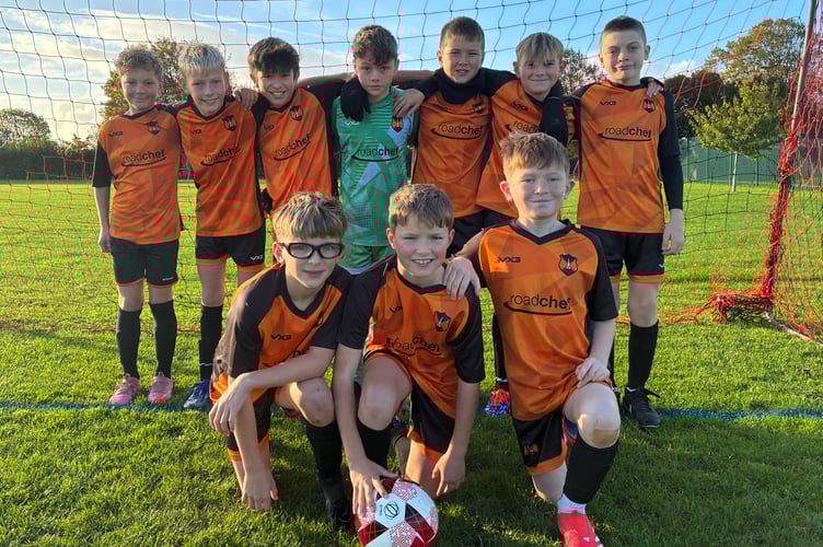 Wellington Wanderers Under 11s line-up