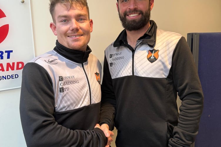 Jack Bryant (right) with Ben Evett