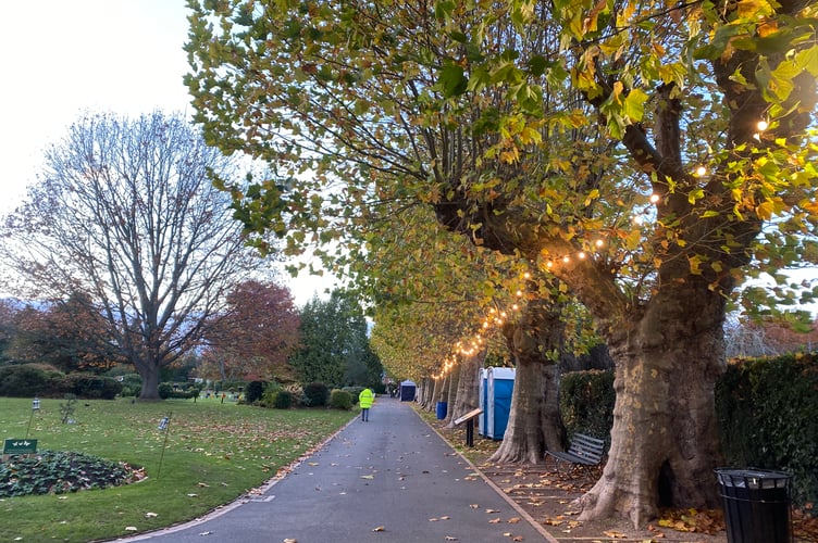 The event started at 6.30pm on Saturday, October 25, and ended at 9pm. 