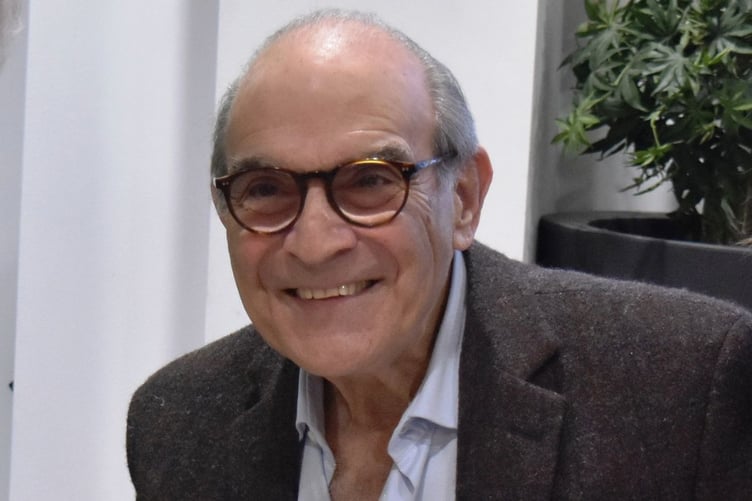 Actor Sir David Suchet is pictured at the Yeovil Literary Festival on October 23