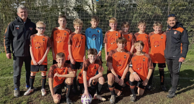 Wellington Town Under 13s' line-up