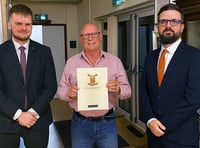 Bowling club winners presented with their awards 