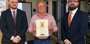 Bowling club winners presented with their awards 