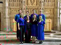 Village church patronal festival attracts newly-formed octet