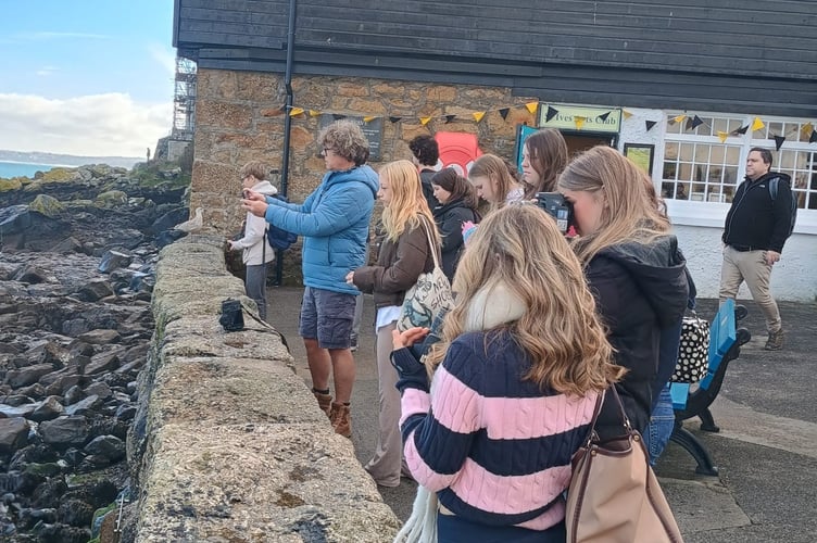 Students took part in a variety of arts while in St Ives.