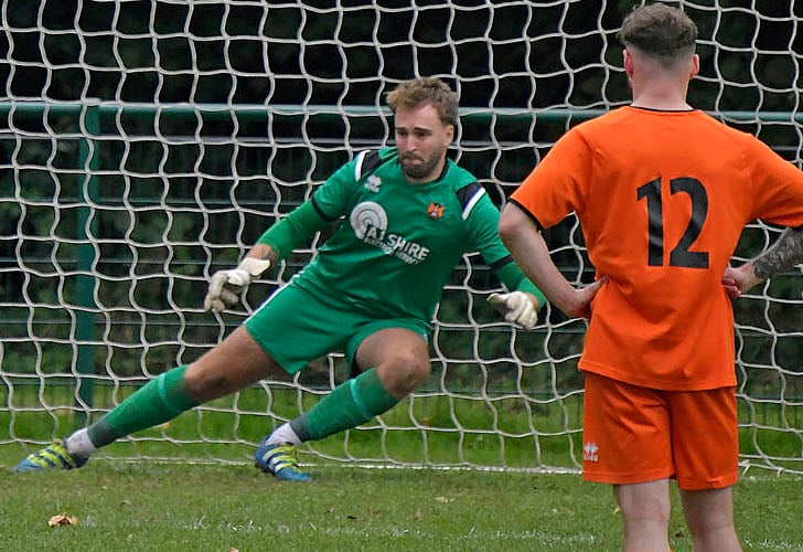 Wellington goalkeeper Mark McAndrews - in good form