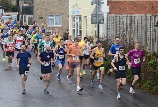 The start of the Monument Road Race last year