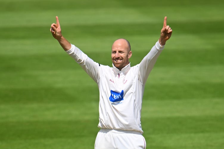 Jack Leach - has signed new deal with Somerset
