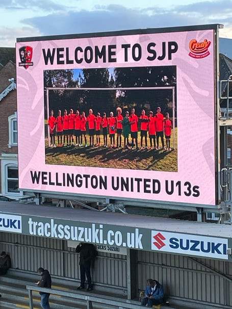 Exeter City welcomes Wellington United