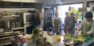 Anniversary meal for town's food charity