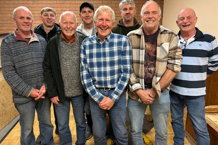 Rebels, who play in the Gerald Thorne Championship, left to right: Justin Sully, Charlie Knight, Dave Steer, Howard Elliott, Paul Taylor, Chris Southcott, John Sellick (capt), Chris Plant