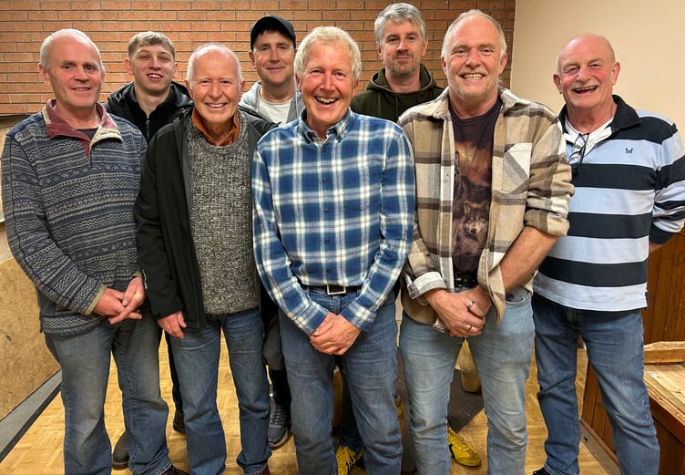 Rebels, who play in the Gerald Thorne Championship, left to right: Justin Sully, Charlie Knight, Dave Steer, Howard Elliott, Paul Taylor, Chris Southcott, John Sellick (capt), Chris Plant